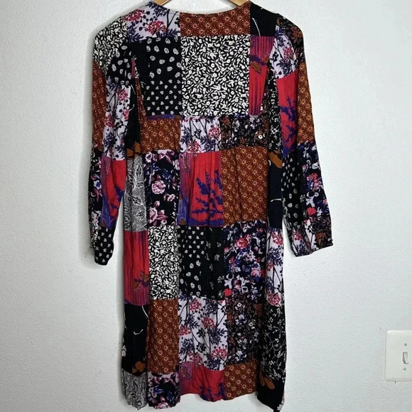 Anthropologie Arcata Patchwork Dress by One September size XS - Picture 4 of 7